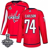 Capitals 74 John Carlson Red 2018 Stanley Cup Final Bound Adidas Jersey,baseball caps,new era cap wholesale,wholesale hats